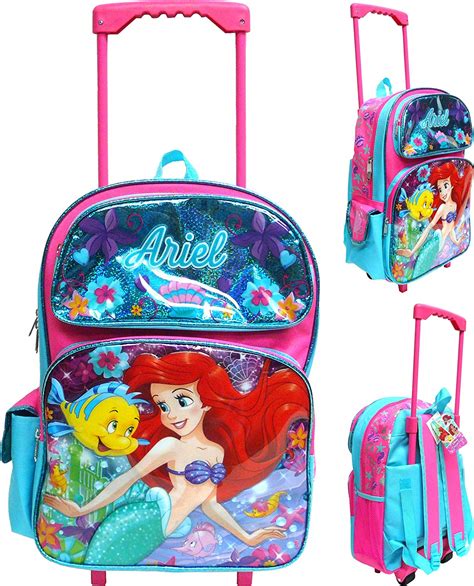 little mermaid trolley bag